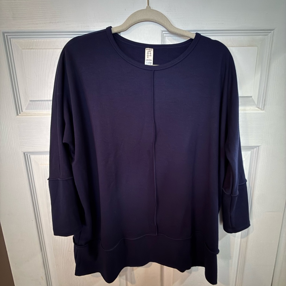 SPANX Women's Deep Navy Sweatshirt